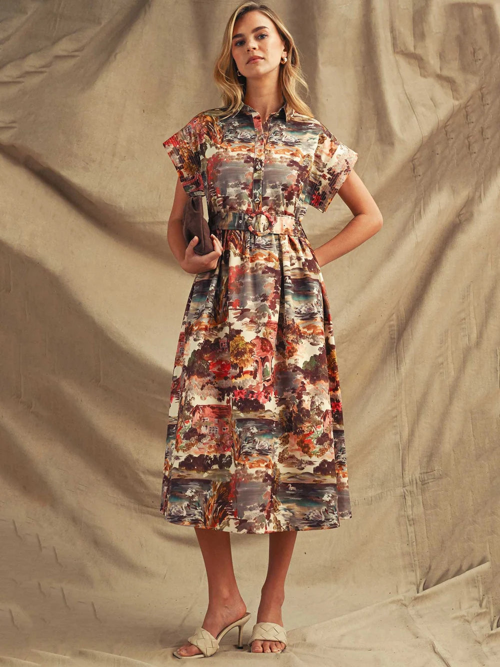 Cottage Garden Midi Dress