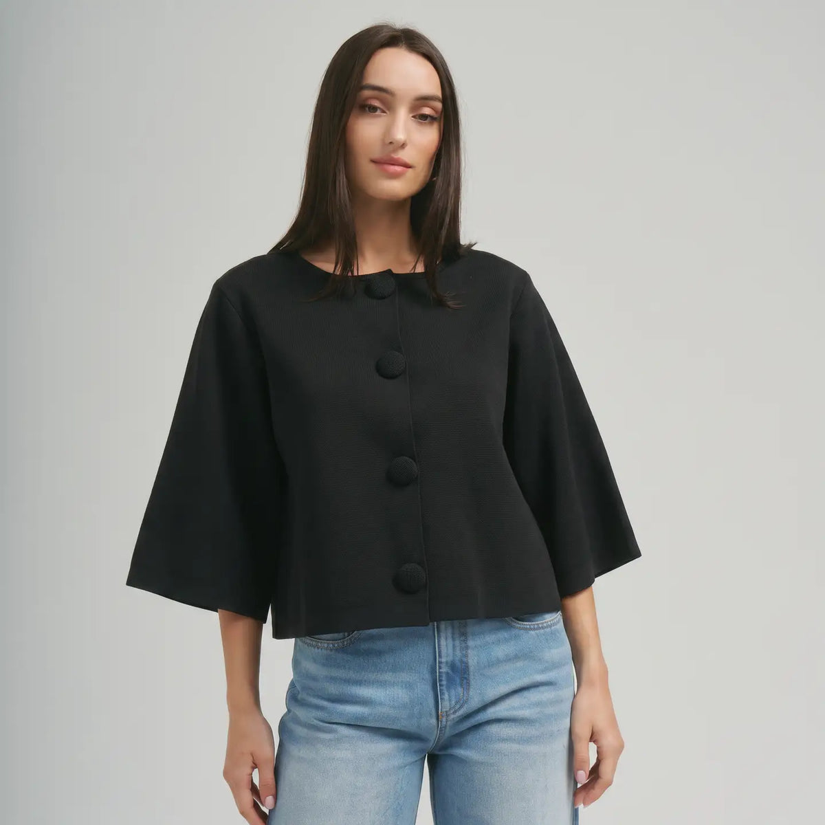 Button Sweater Cardigan