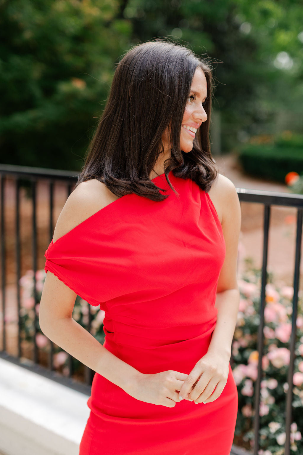 Off Shoulder Ruched Bodycon Dress
