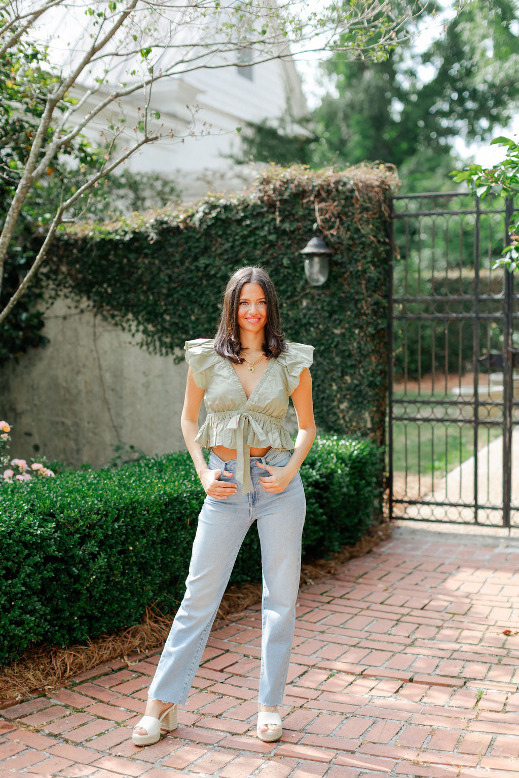 Ruffle Baby Doll Top
