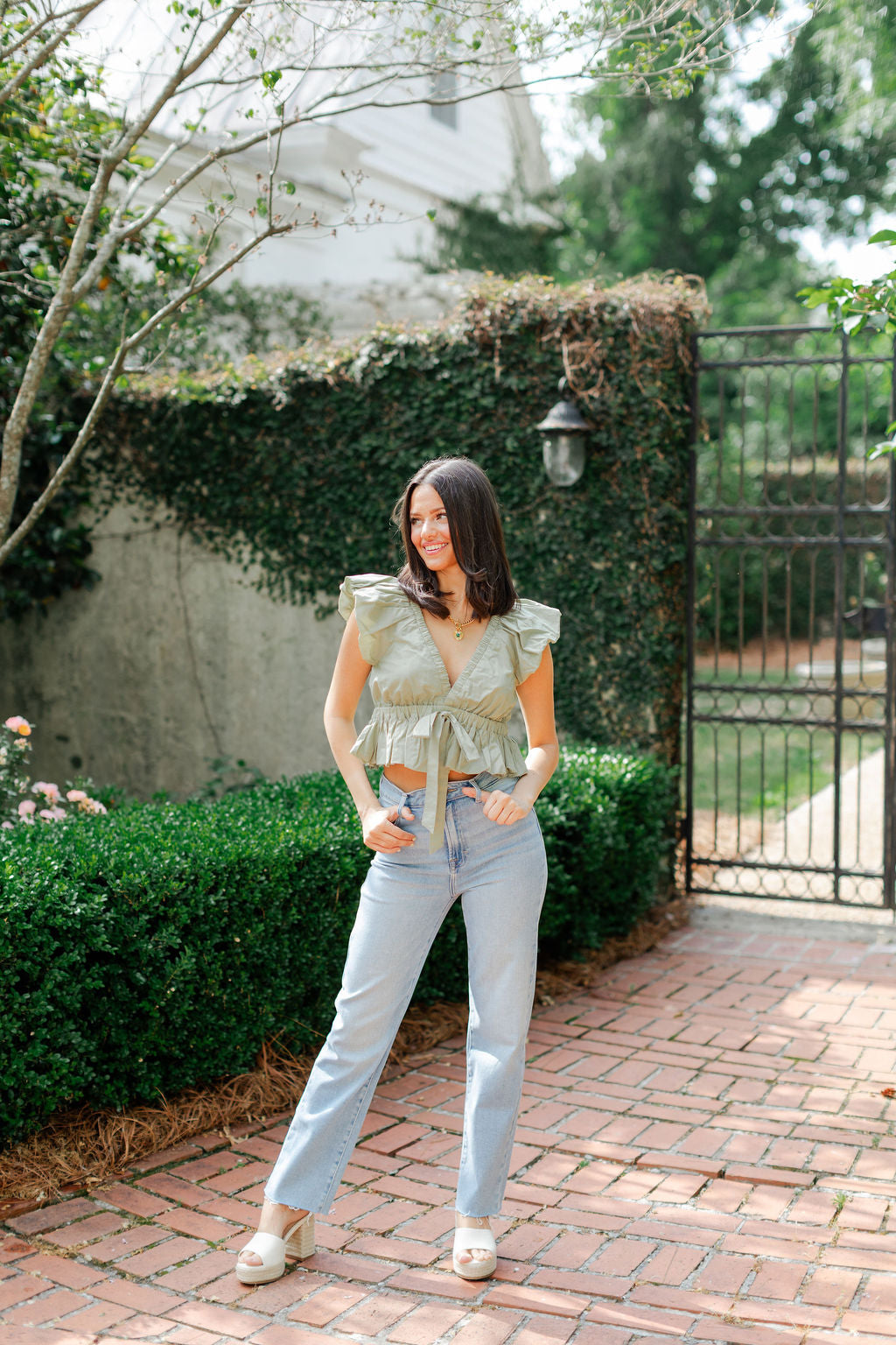 Ruffle Baby Doll Top