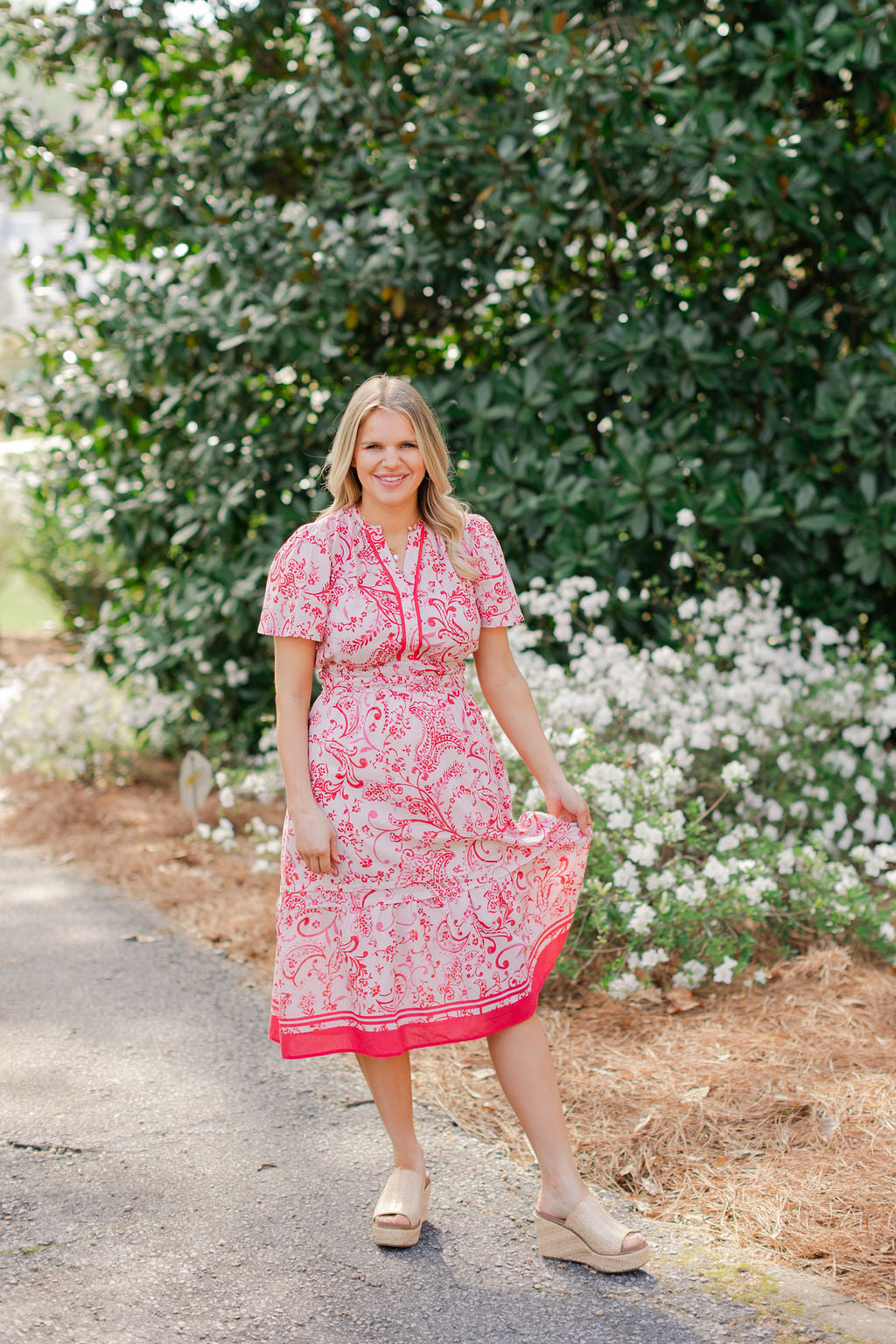 Paisley Midi Dress