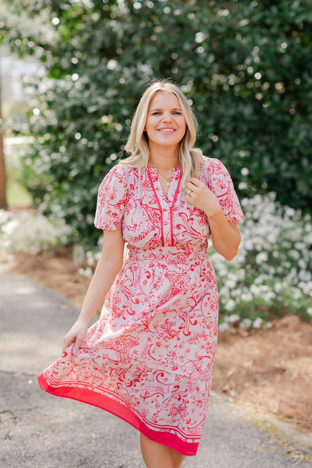 Paisley Midi Dress