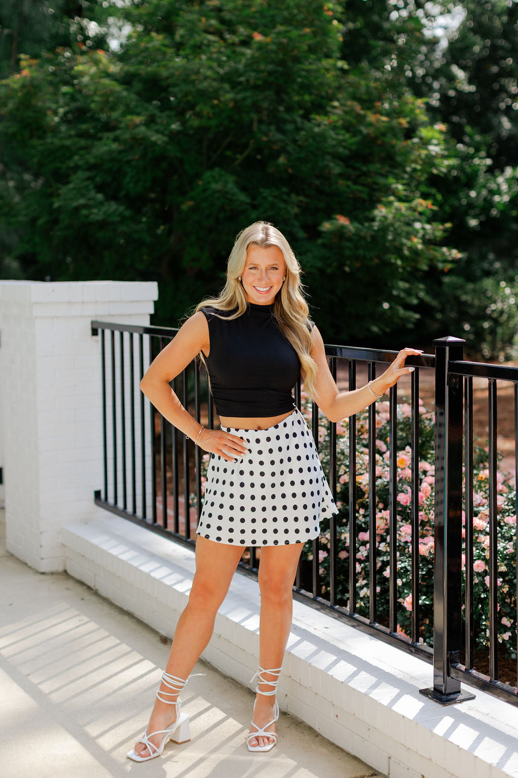 Polka Dot Mini Skirt