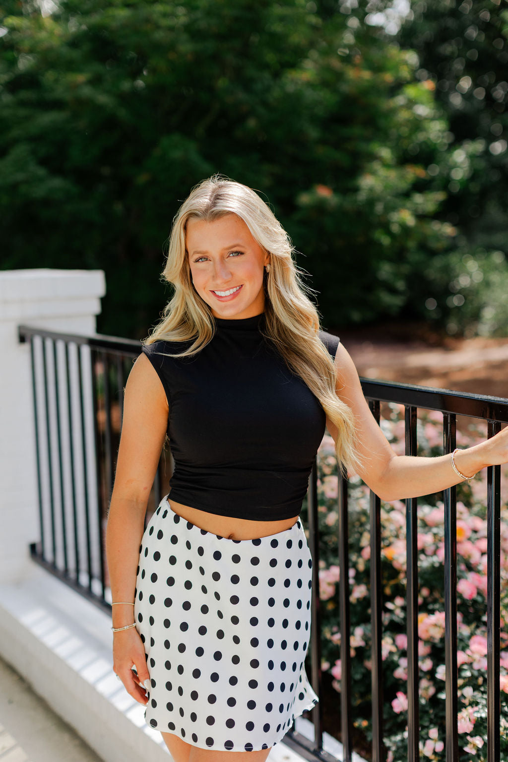 Polka Dot Mini Skirt