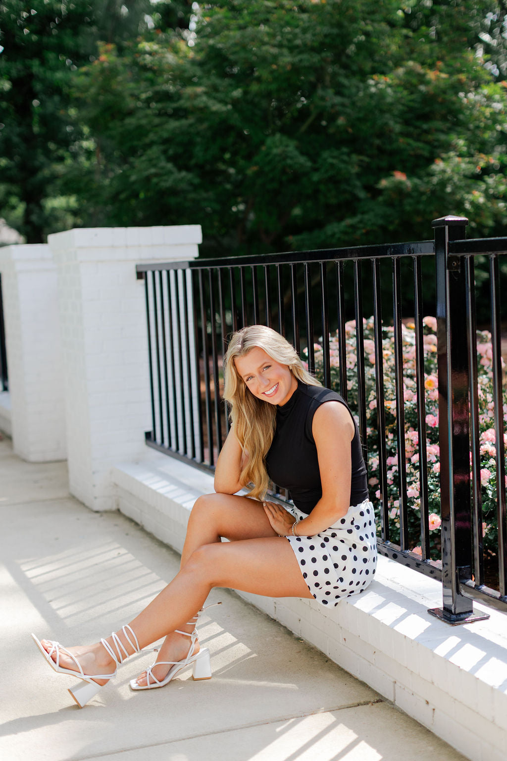 Polka Dot Mini Skirt