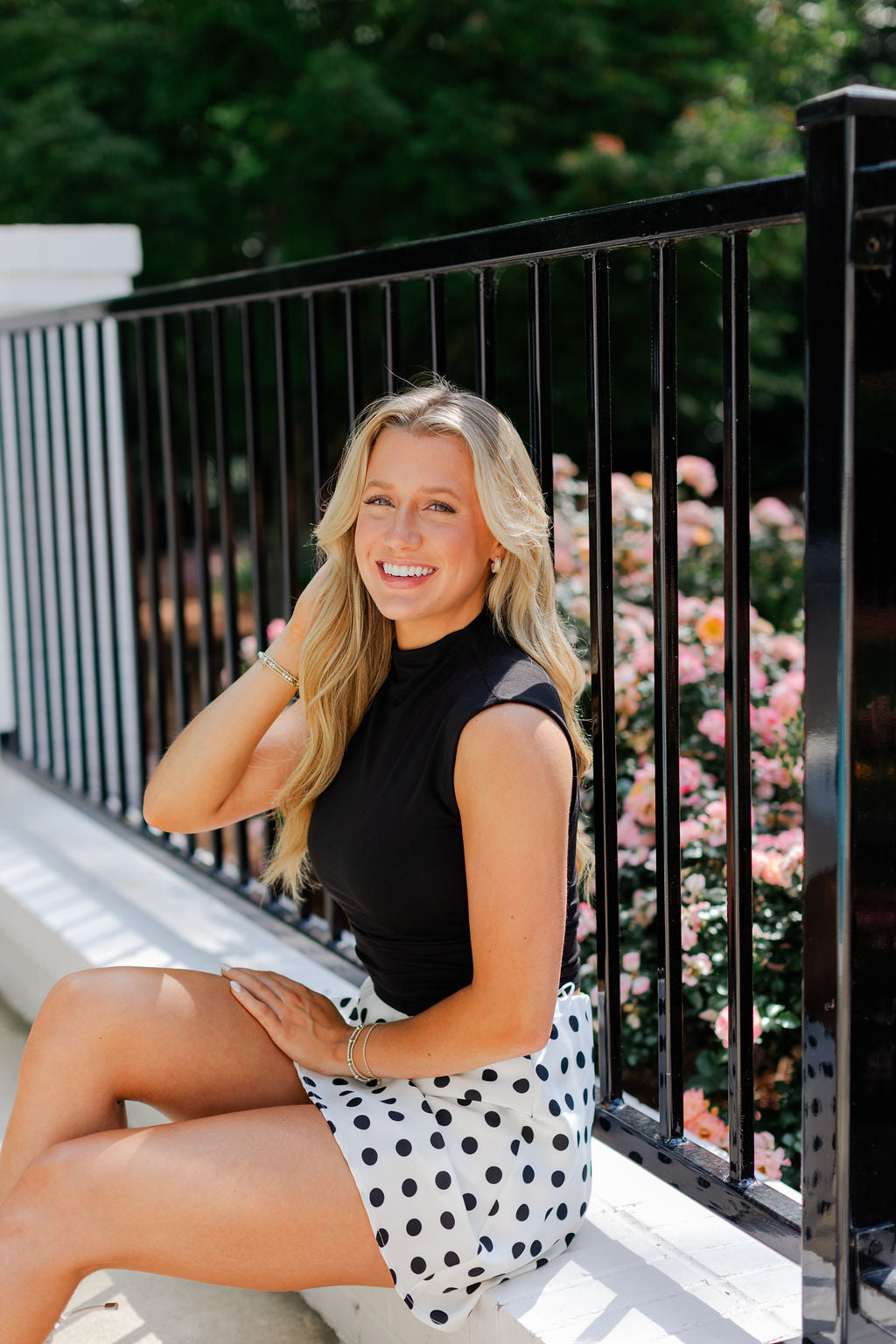 Polka Dot Mini Skirt