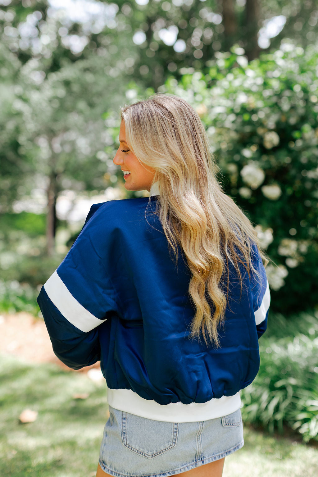 War Eagle Satin Bomber Jacket