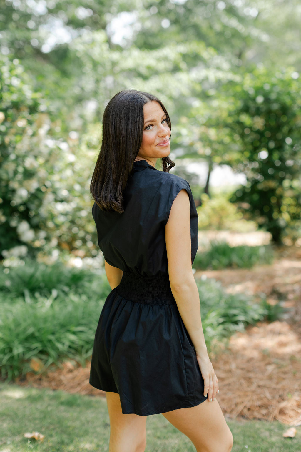 Sleeveless Zippered Romper