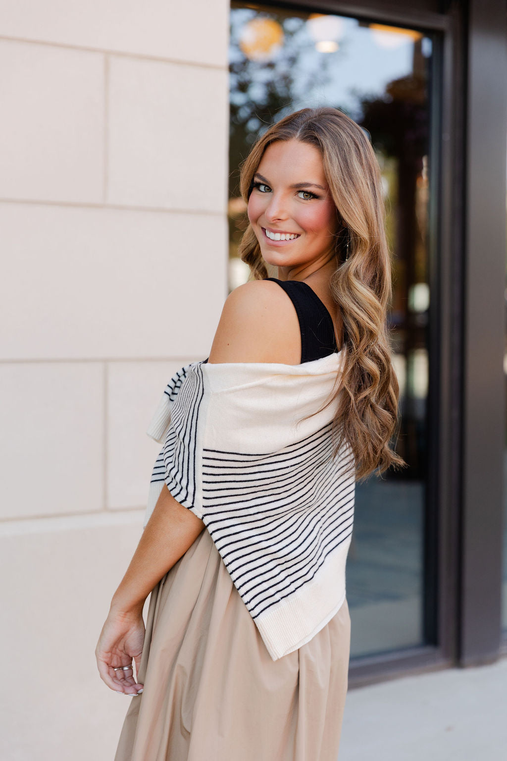 Striped Knit Sweater