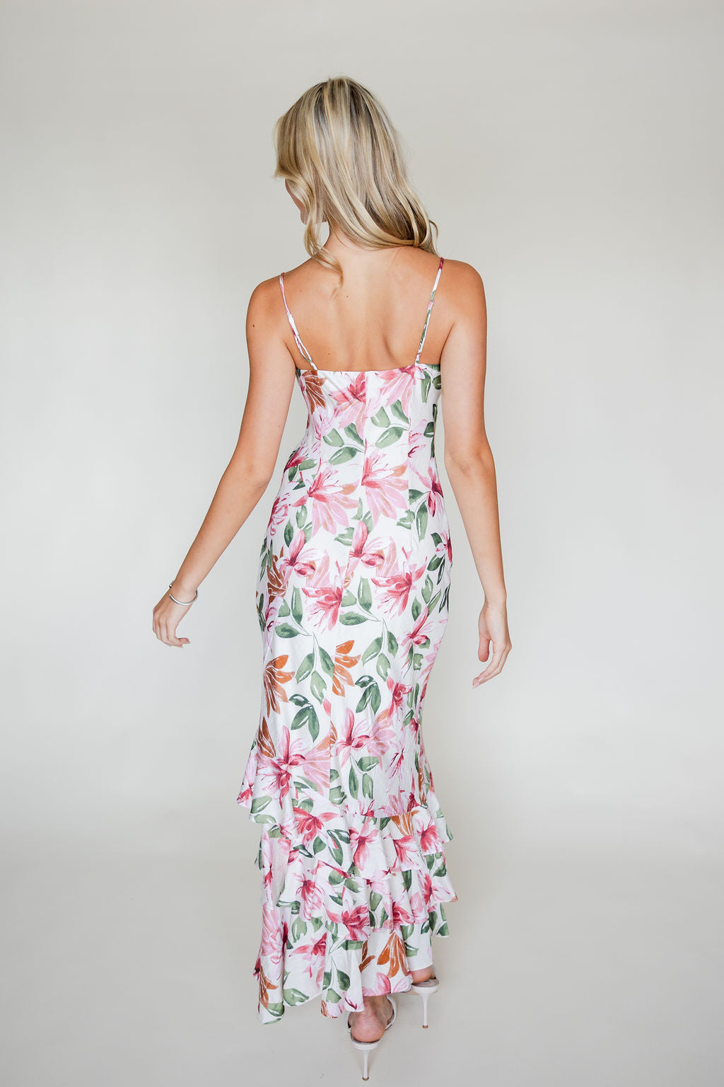 Floral Tiered Maxi Dress