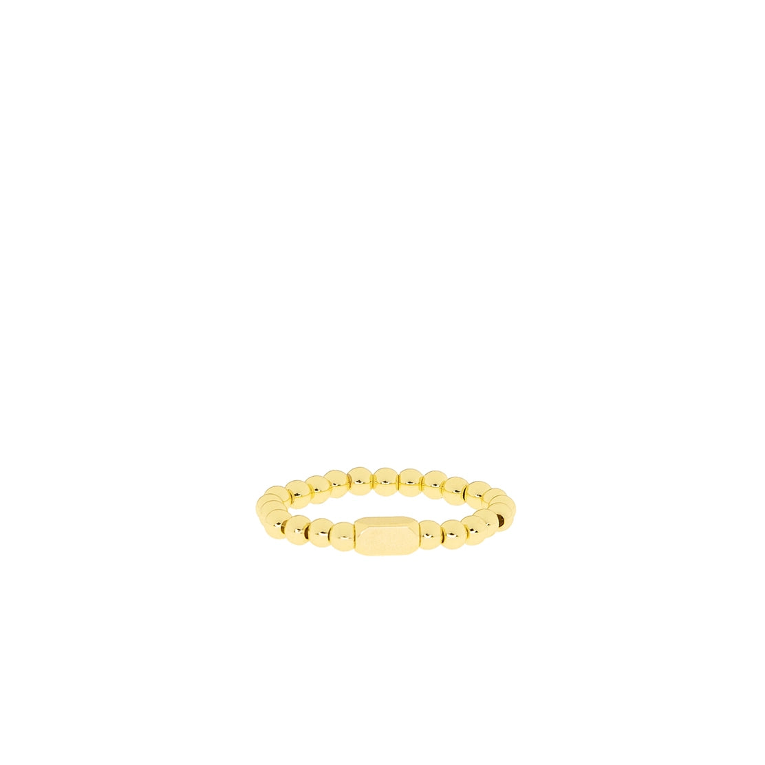 Stretch Ring with Rectangle Bead