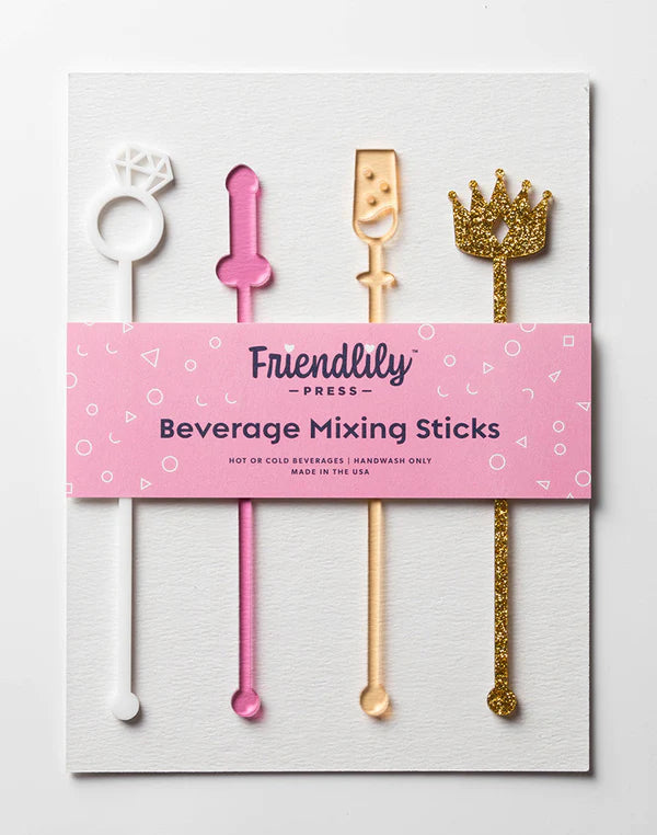 BACHELORETTE PARTY ACRYLIC STIRRER STICKS