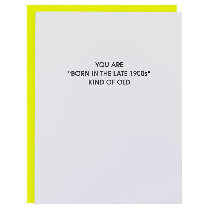 Old Age Birthday Cards