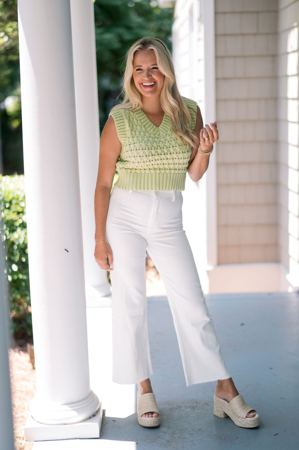 Straight Wide Leg Denim Pant