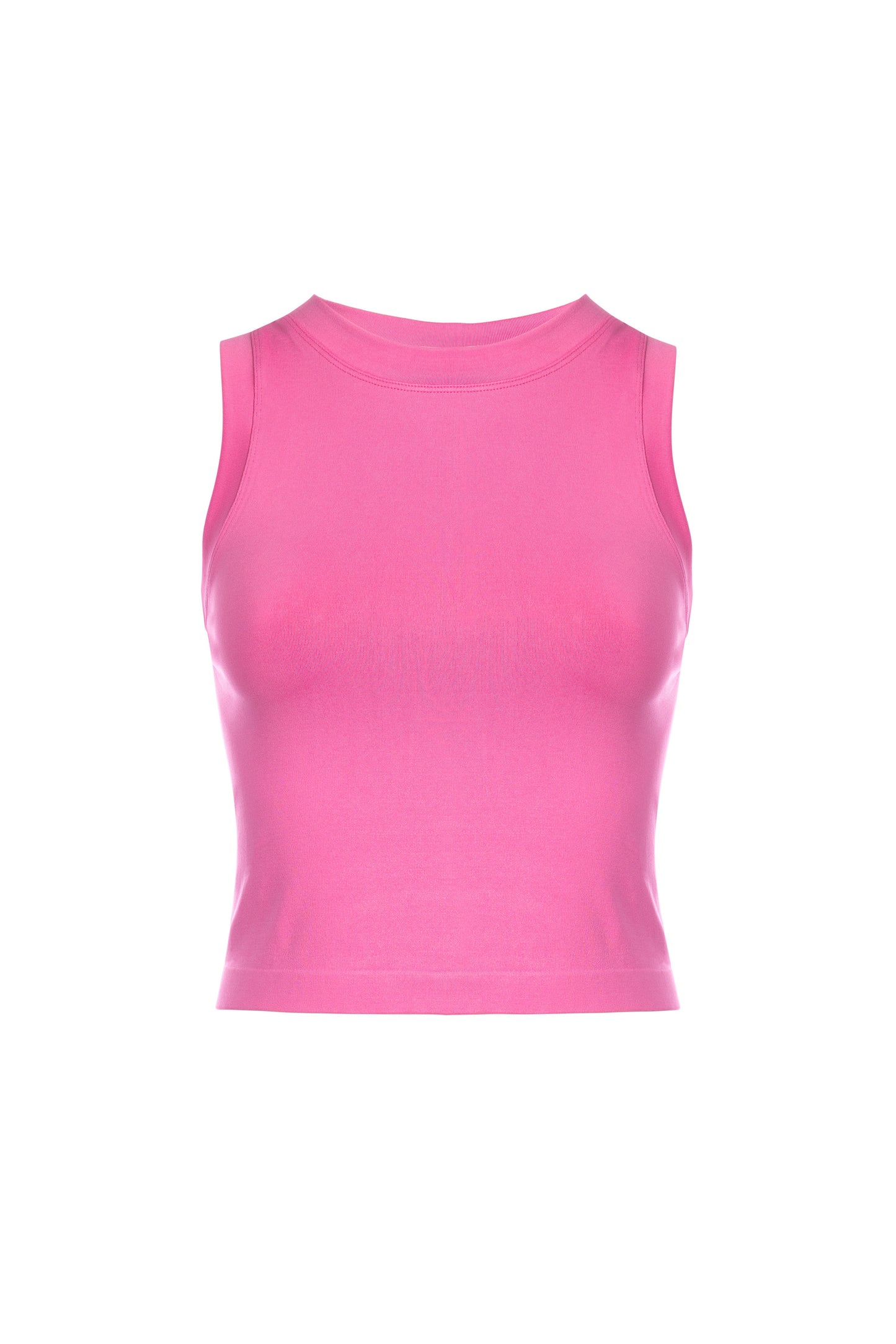 SMOOTH CROPPED SEAMLESS MUSCLE TANK