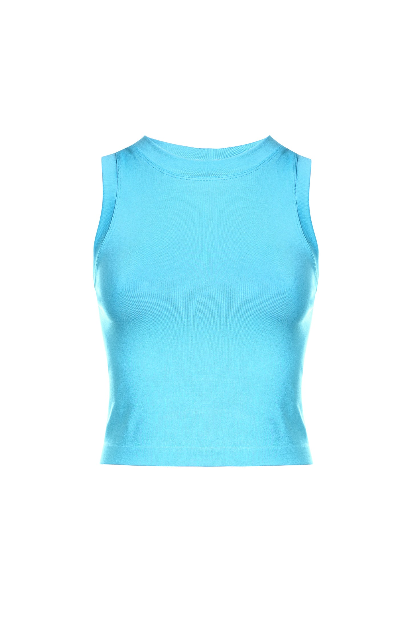 SMOOTH CROPPED SEAMLESS MUSCLE TANK