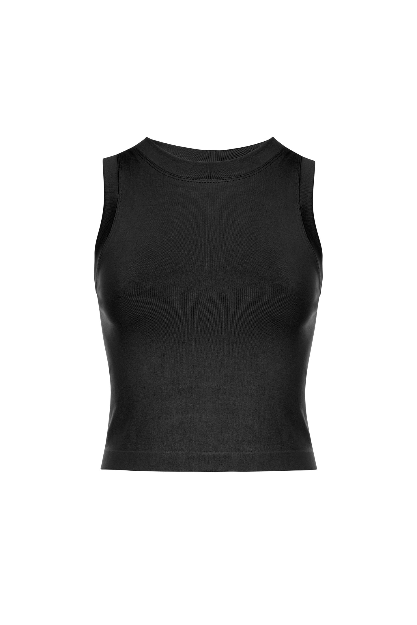 SMOOTH CROPPED SEAMLESS MUSCLE TANK