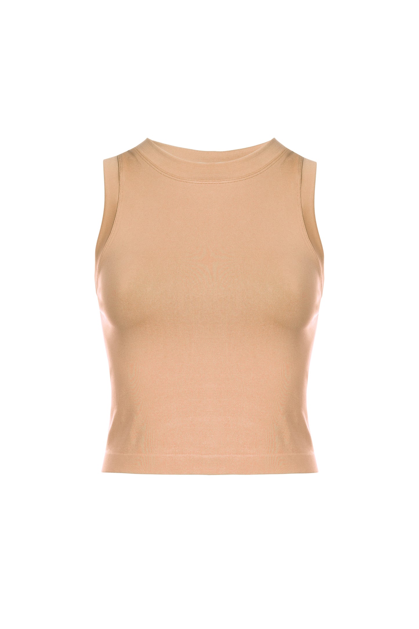 SMOOTH CROPPED SEAMLESS MUSCLE TANK