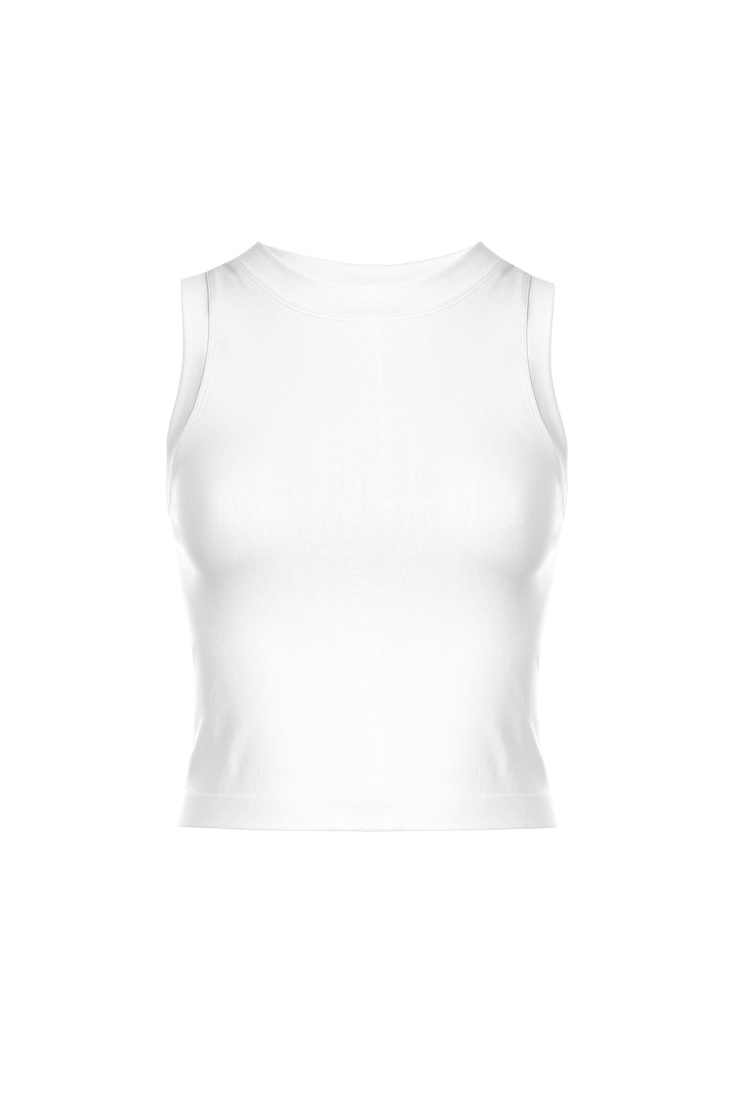SMOOTH CROPPED SEAMLESS MUSCLE TANK