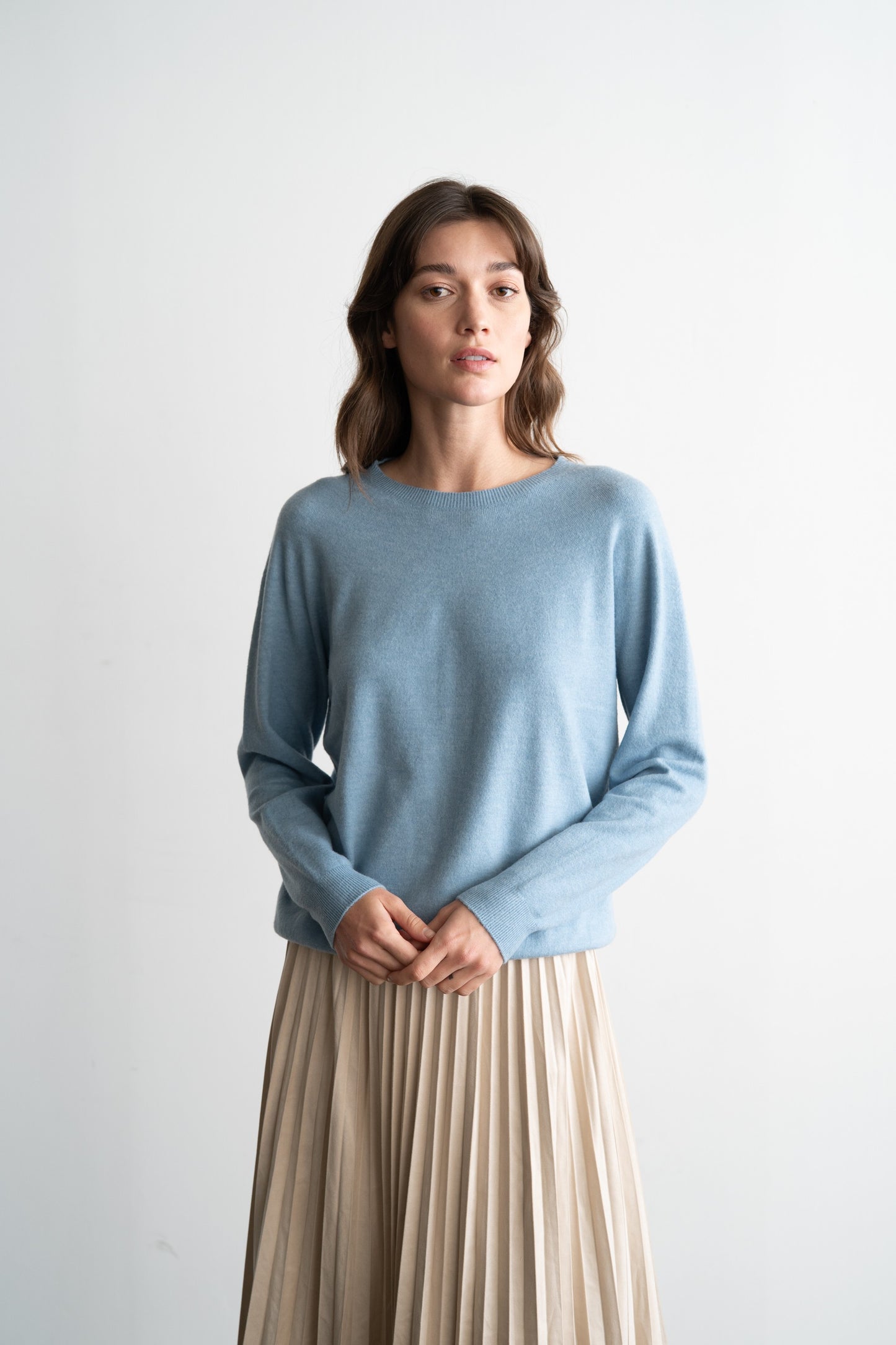 Lightweight Crew Neck Sweater
