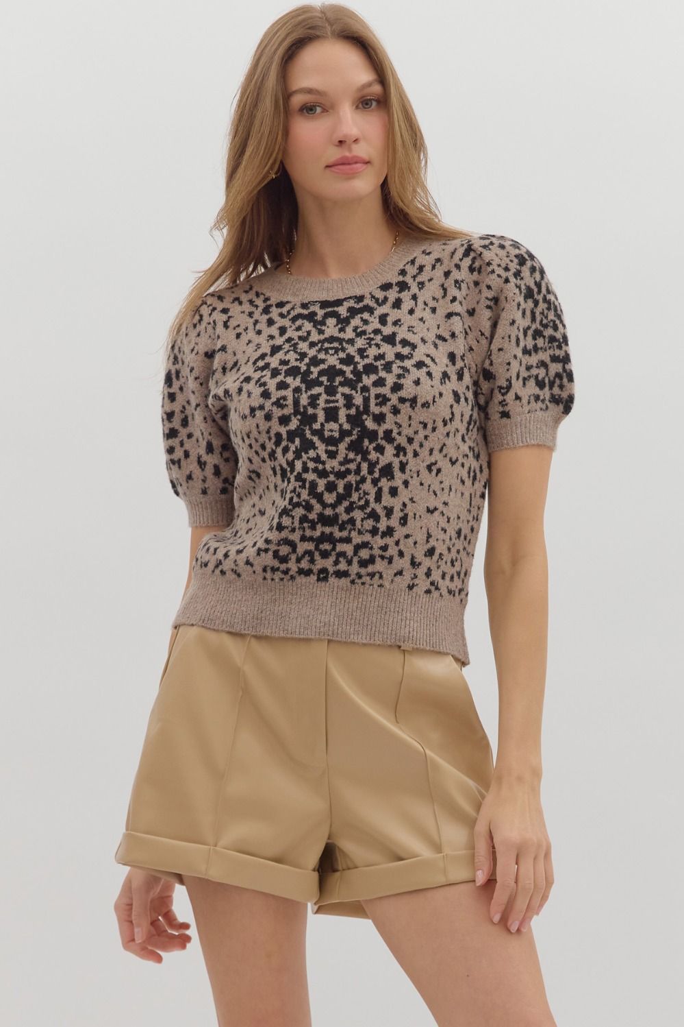 Animal Print Sweater