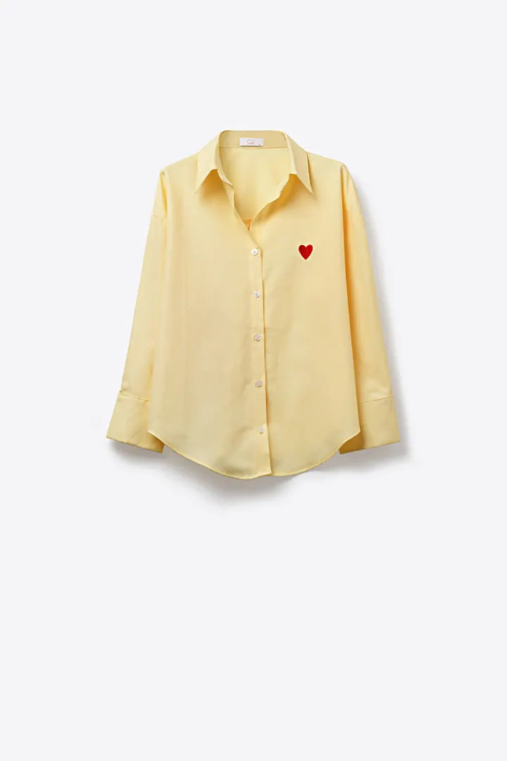 Heart Button Up Shirt