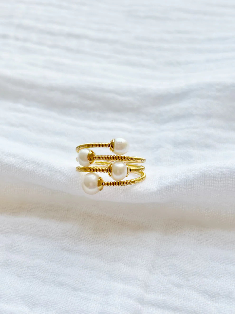 Becoming Heart Pearl Ring