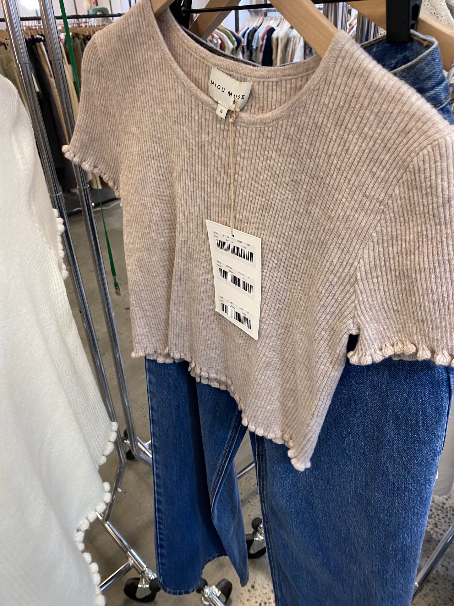 Ribbed Crop Tops