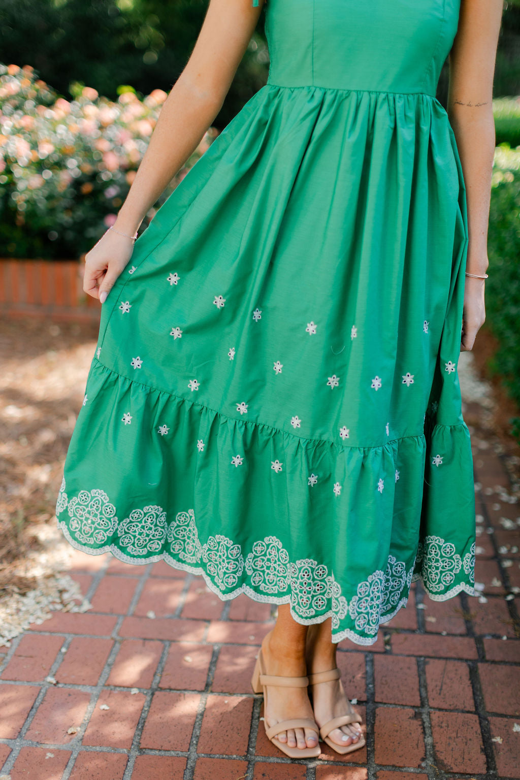 Tie Strap Midi Dress
