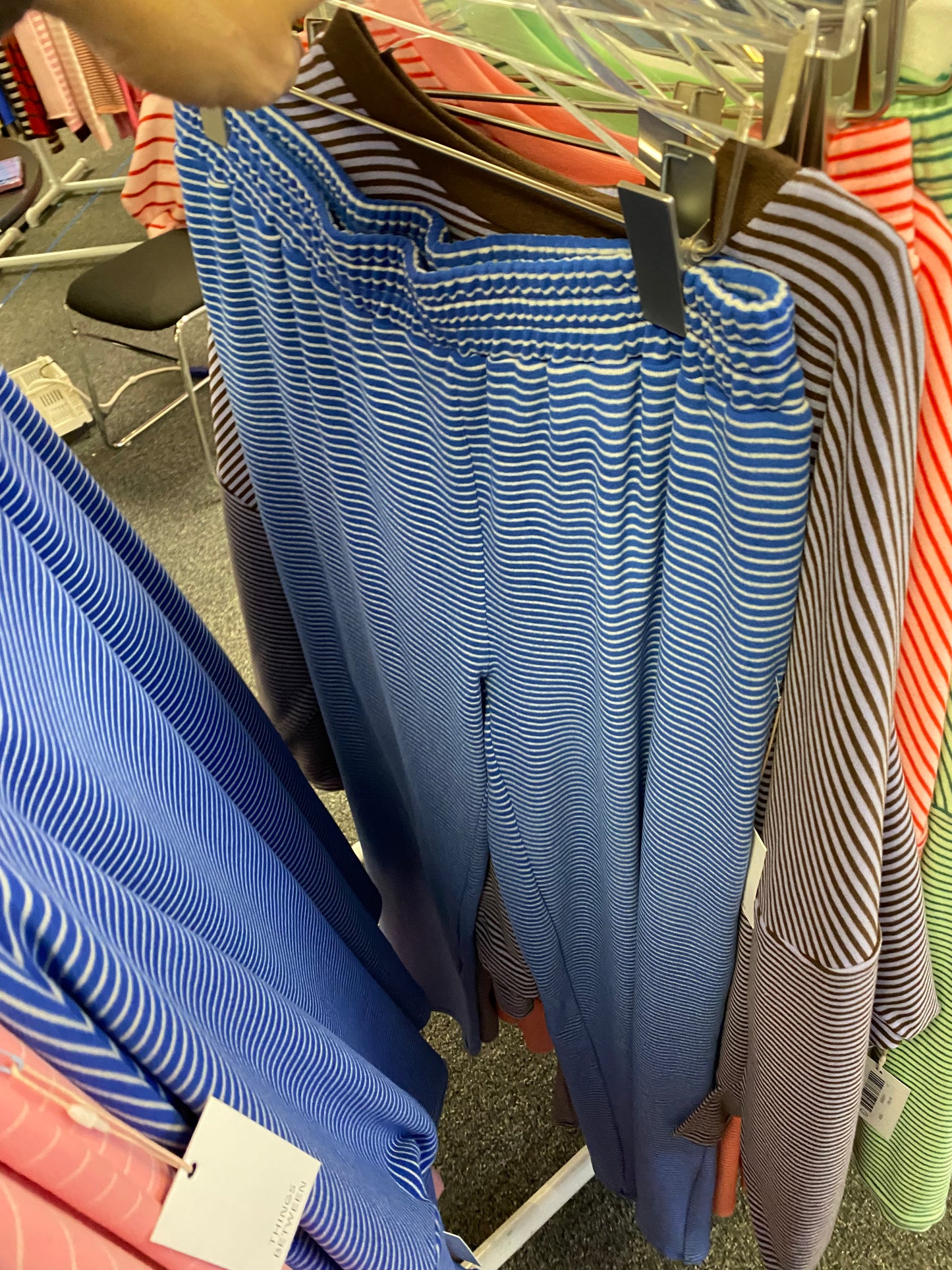 Blue Levi Striped Lounge Pants
