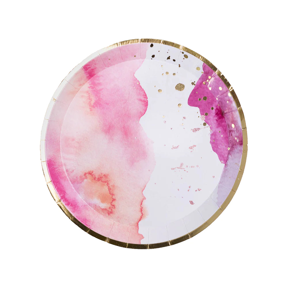 PRETTY IN PINK DESSERT PLATES