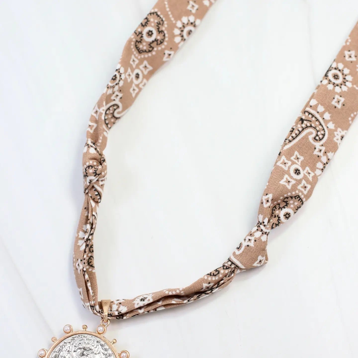 Keely Scarf Charm Necklace