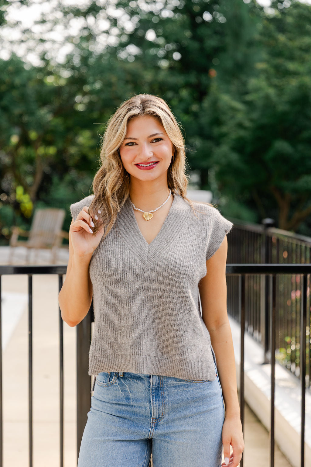 Sweater Vest Top