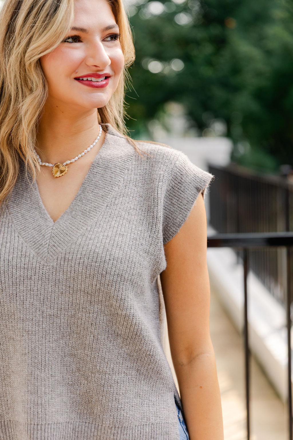 Sweater Vest Top