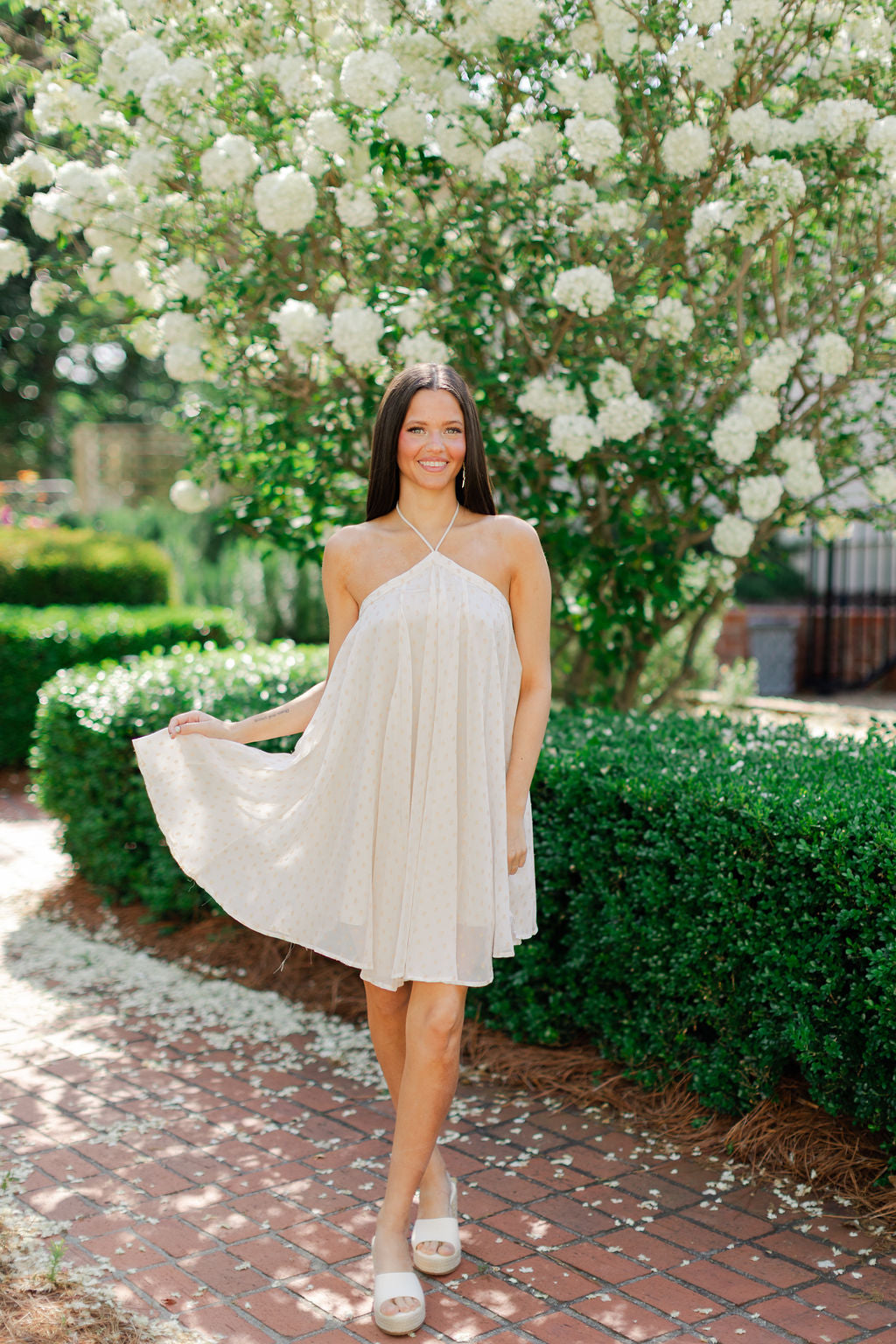 Flowy Halter Dress