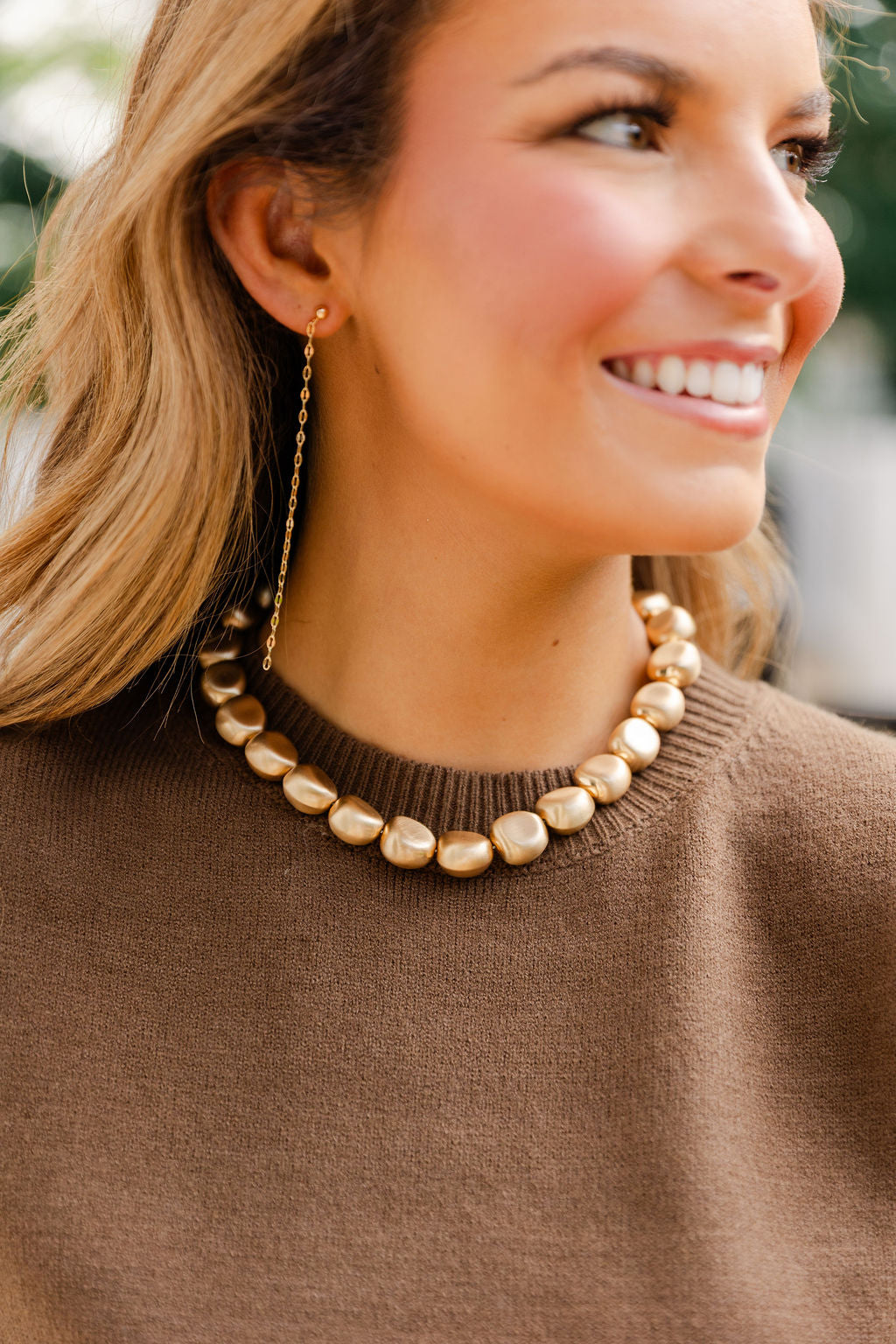 Puffy Chain Necklace