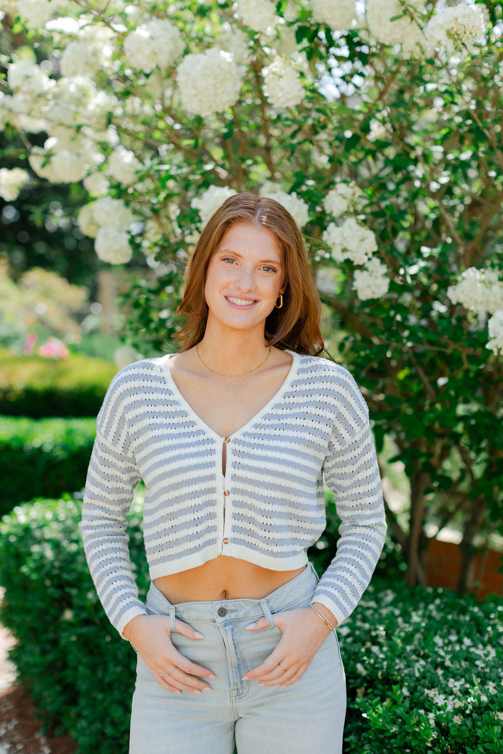 Cropped Relaxed Cardigan