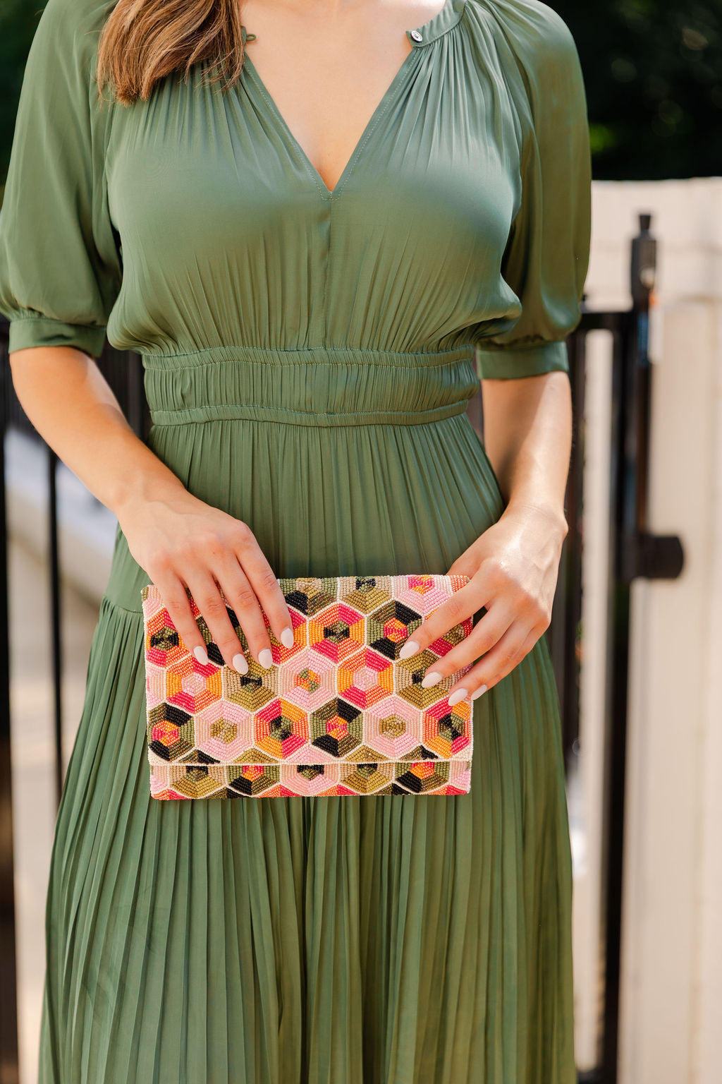 Limited Edition Octagonal Beaded Pouch