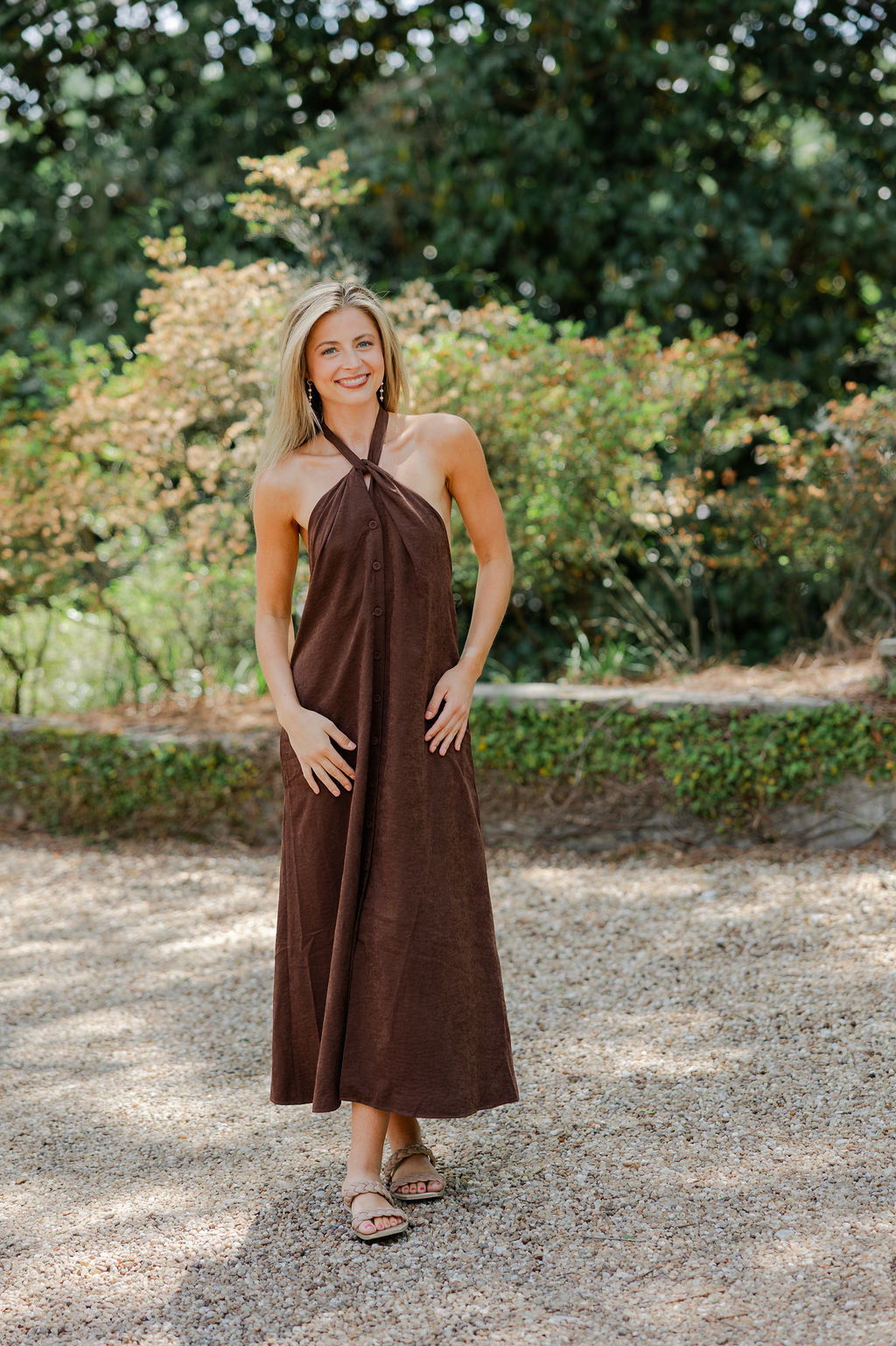 Knot Halter Dress – Therapy Boutique
