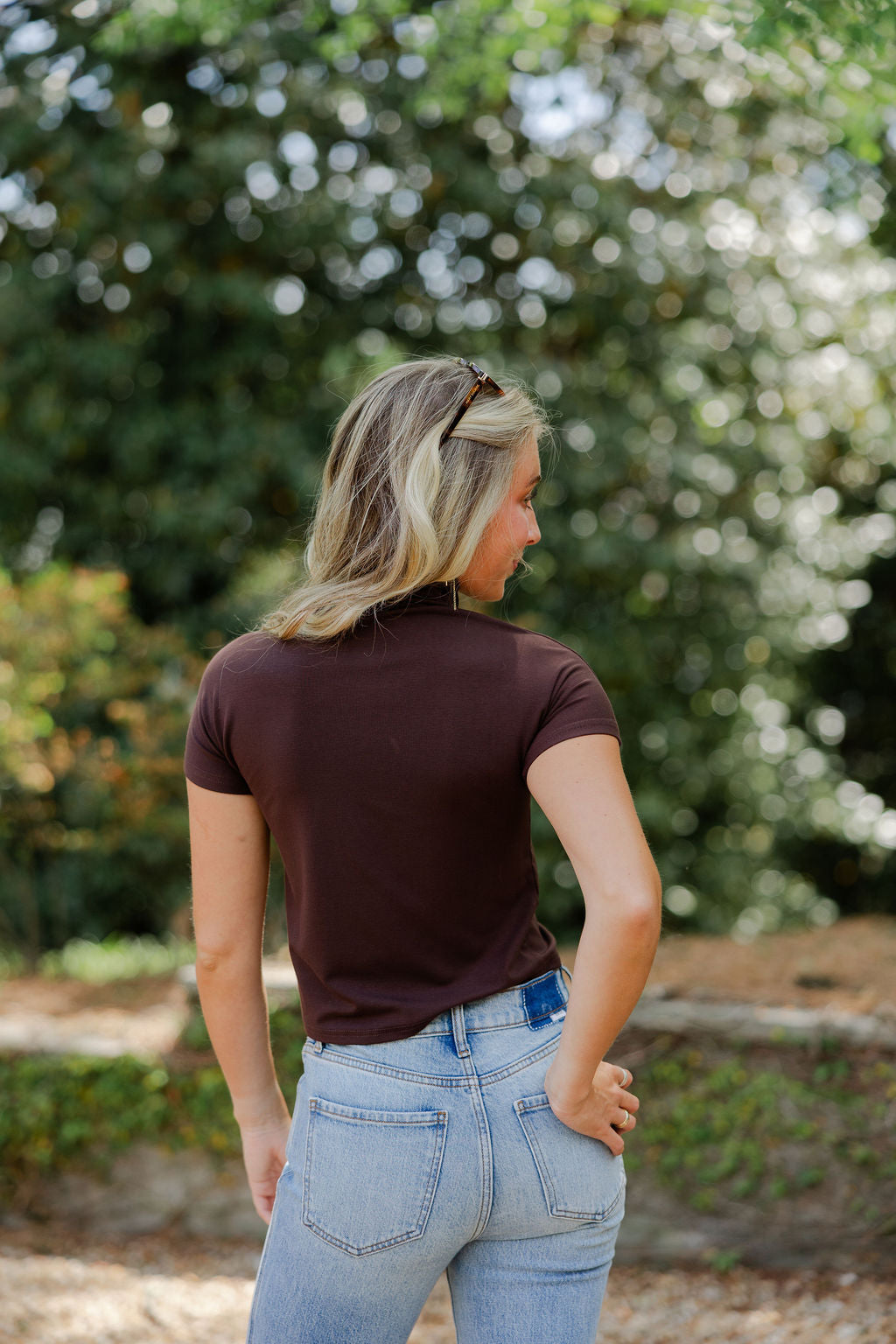 Mock Neck Top