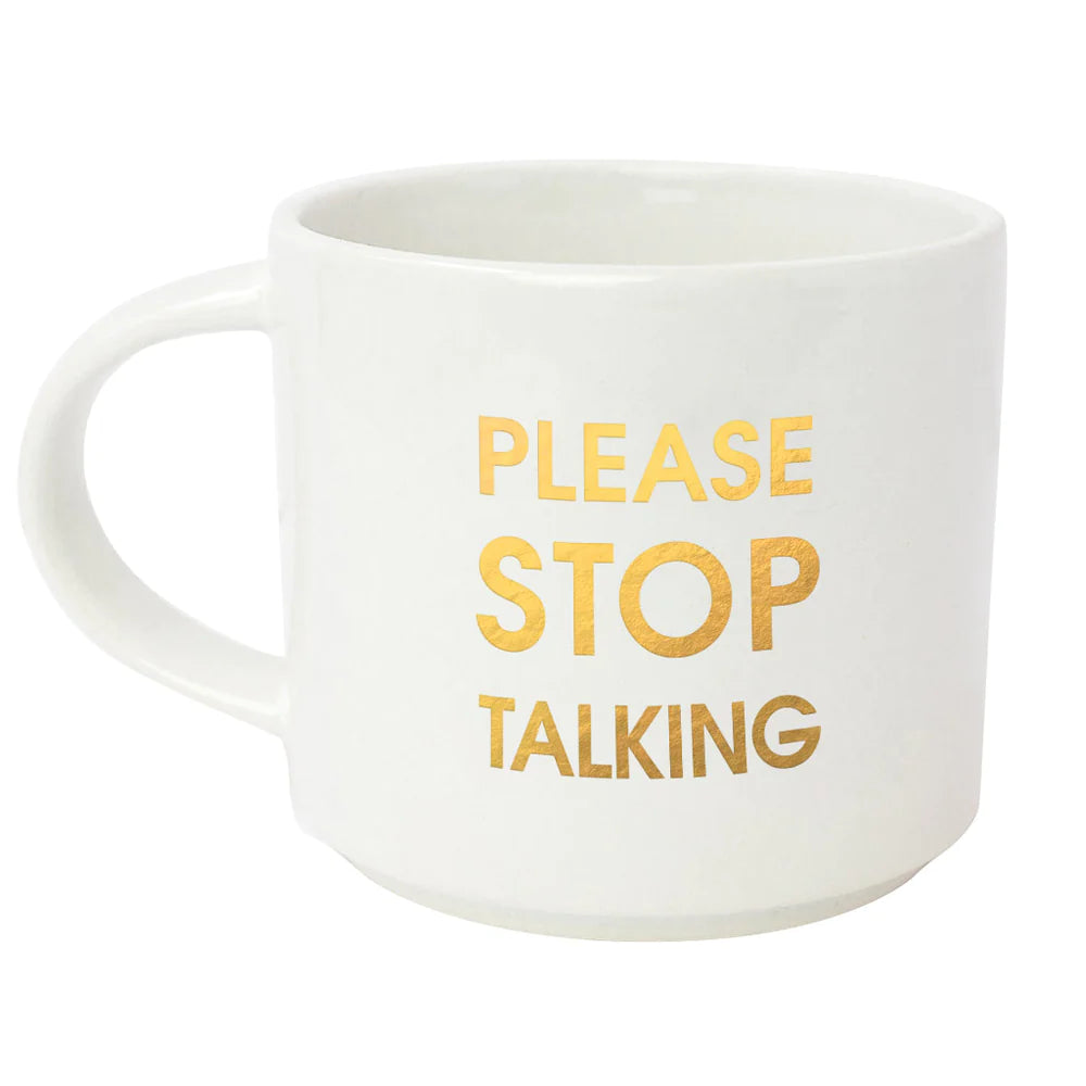 CHEEKY GOLD FOIL COFFEE MUG