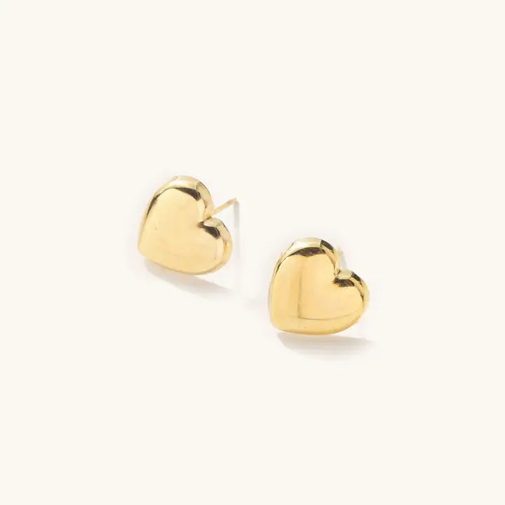 Bubble Heart Studs