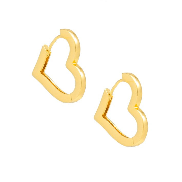 Heart Hoop Earring