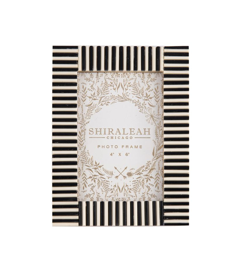 PARIS STRIPED PICTURE FRAME