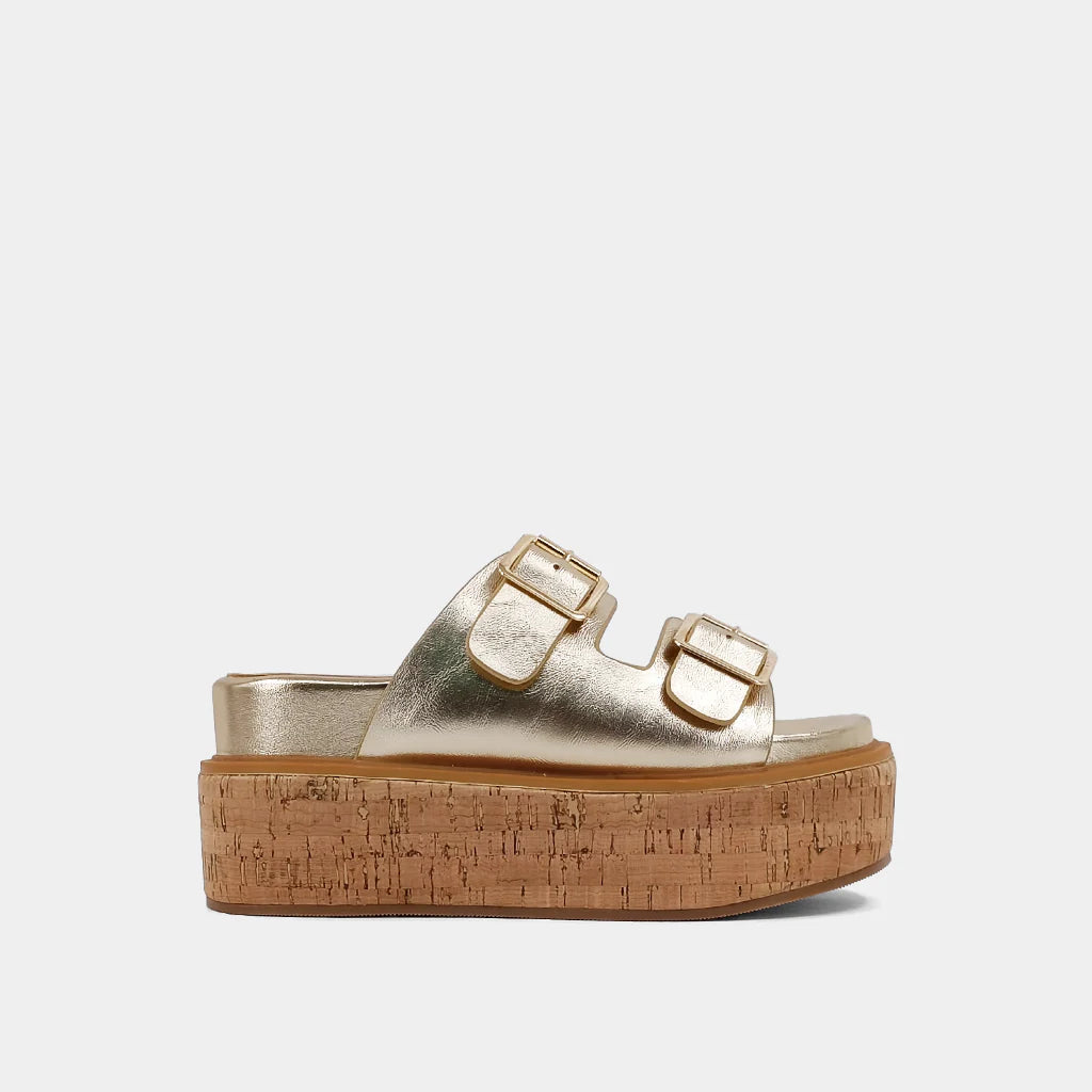 Lucinda Leather Slide Sandal