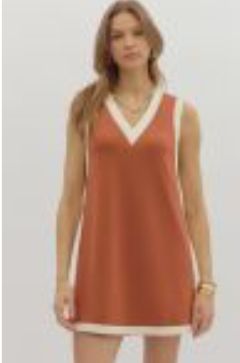 Varsity Mini Pullover Dress