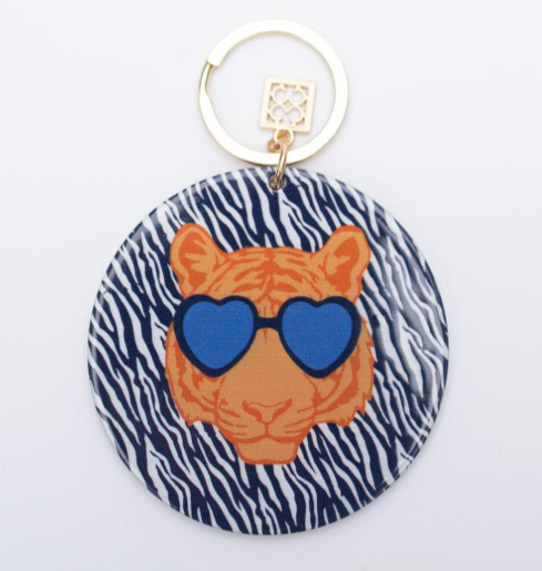 Tiger Stripes Acrylic Keychain