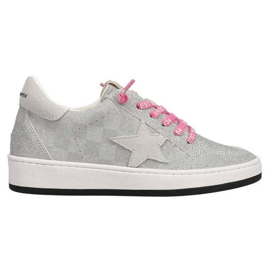 HARLOW SILVER CHECKERED SNEAKER