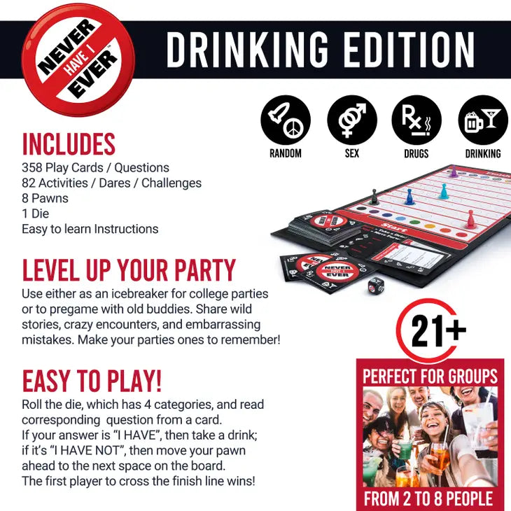 NEVER HAVE I EVER BOARD GAME